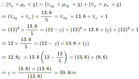 HC Verma Questions and Solutions: Chapter 13: Fluid Mechanics- 2 | HC Verma Solutions - JEE