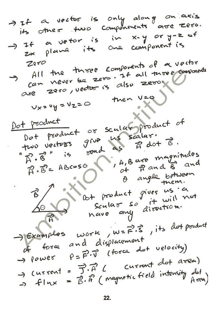 Scalar and Vector Theory Sheets, Class 12, Electrostatics (IIT and AIPMT) - Class 11