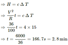 HC Verma Questions and Solutions: Chapter 33: Thermal and Chemical Effects of Current- 2 | HC Verma Solutions - JEE