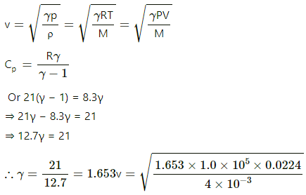HC Verma Questions and Solutions: Chapter 27: Specific Heat Capacities of Gases- 2 | HC Verma Solutions - JEE