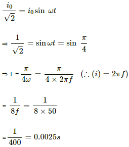 HC Verma Questions and Solutions: Chapter 39: Alternating Current- 2 | HC Verma Solutions - JEE