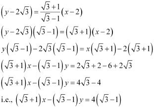 NCERT Solutions Class 11 Maths Chapter 9 - Straight Lines