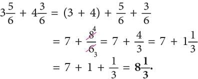 Operations on Fractions Chapter Notes | Mathematics Class 6 (SSC Board)