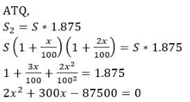 Percentages CAT Previous Year Questions with Answer PDF