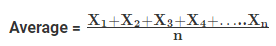 Important Formulas: Average | Mathematical Reasoning and Aptitude for UGC NET