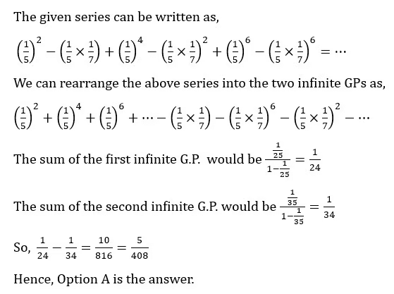 Progressions CAT Previous Year Questions with Answer PDF