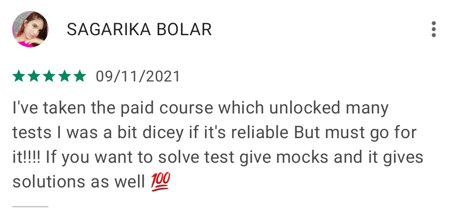 What users say about EduRev Infinity Package for CAT?