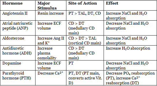 Renal Physiology Chapter Notes | Physiology - NEET PG