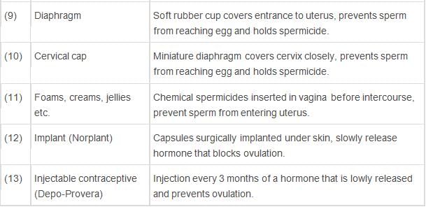 Reproductive Health Class 12 Notes Biology Chapter 3