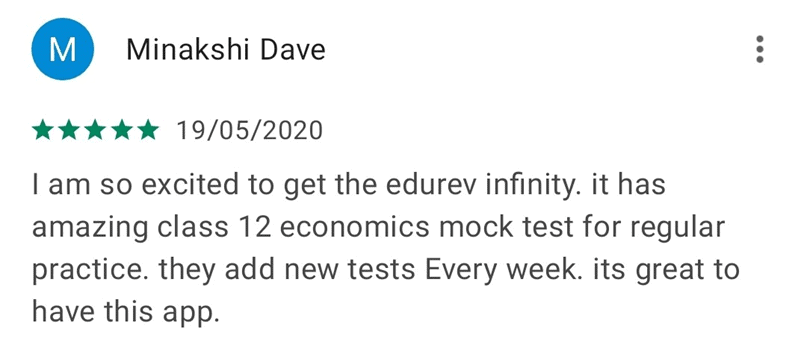 What users say about EduRev Infinity Package for Class 11 & 12 Commerce?
