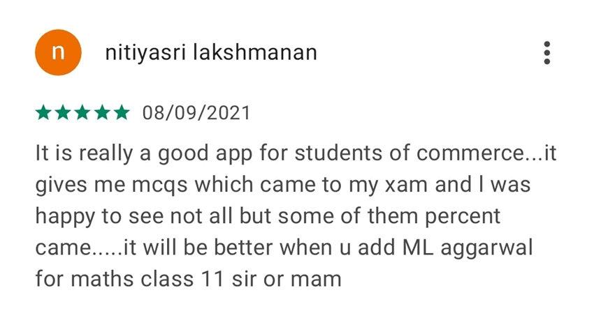 What users say about EduRev Infinity Package for Class 11 & 12 Commerce?