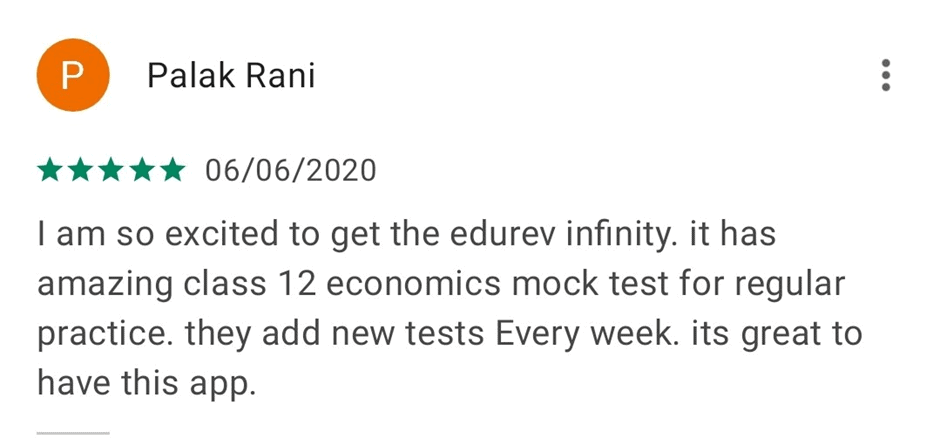 What users say about EduRev Infinity Package for Class 11 & 12 Commerce?
