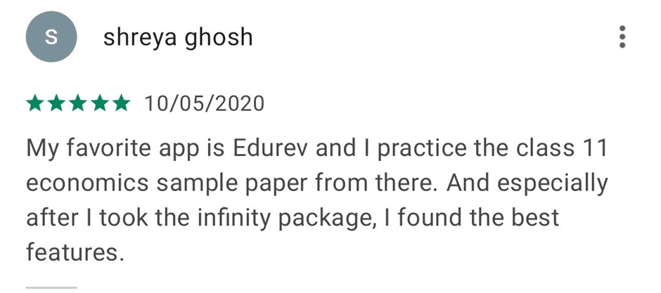What users say about EduRev Infinity Package for Class 11 & 12 Commerce?