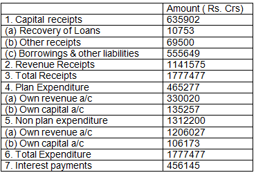 Worksheet Solutions: Government Budget and the Economy- 1 | Economics Class 12 - Commerce