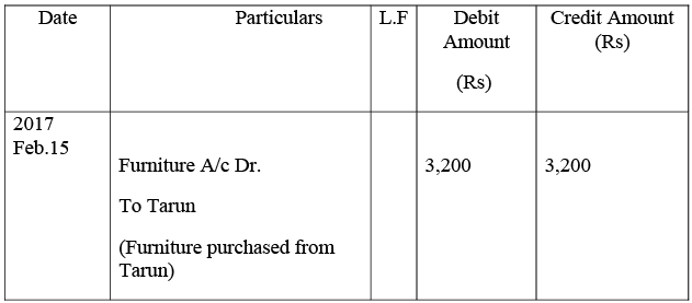 NCERT Solution - Recording of Transactions-II | Accountancy Class 11 - Commerce