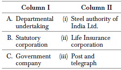 Worksheet: Private, Public and Global Enterprises | Business Studies (BST) Class 11 - Commerce
