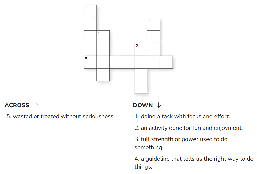 CBSE Worksheet Class 4 English Chapter 4 - One Thing at a Time Free Download