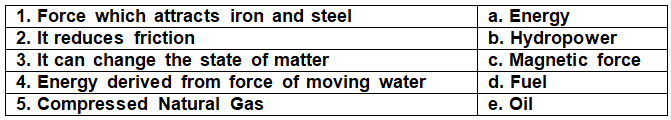 Class 4 Science - Force Energy and Work - CBSE Worksheets - 1