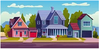 My Neighbourhood - 1 Class 1 Worksheet EVS