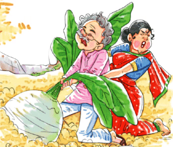 Worksheet: मूली | Worksheets with solutions for Class 2