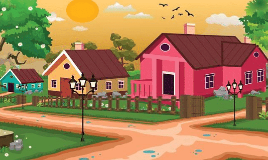 This is My Town - 2 Class 2 Worksheet English Mridang