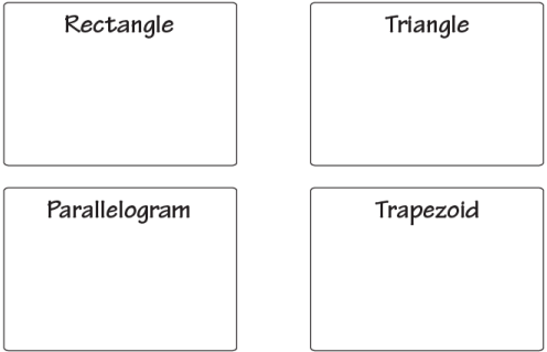 Shapes - 2 Class 1 Worksheet Maths Chapter 1