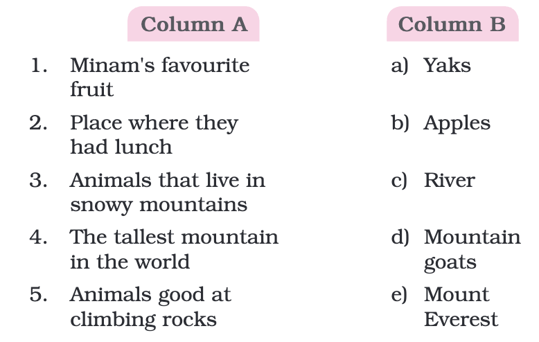 NCERT Solutions for Class 4 English Chapter 11 - A Journey to the Magical Mountains