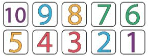 Numbers from One to Nine - 1 Class 1 Worksheet Maths