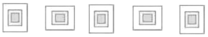 Patterns and Symmetry - 1 Class 4 Worksheet Maths