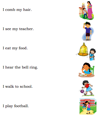 Greetings NCERT Solutions | English for Class 1 (Mridang)