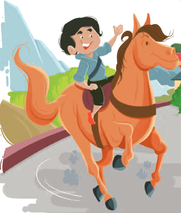Worksheet Solutions: वाह, मेरे घोड़े! | Worksheets with solutions for Class 1