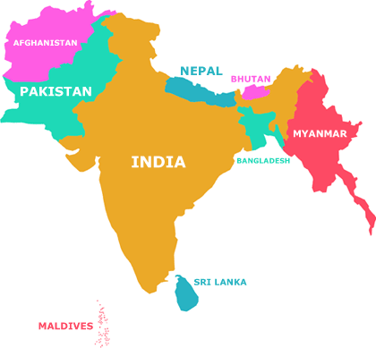 Our Country India - 1 Class 4 Worksheet SST