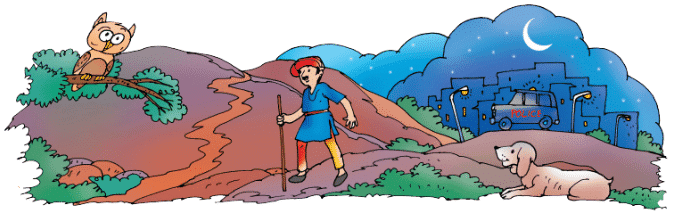 Chanda Mama Counts the Stars NCERT Solutions | English for Class 3 (Santoor)