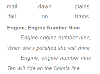 NCERT Solutions for Class 3 English Unit 6 - Trains