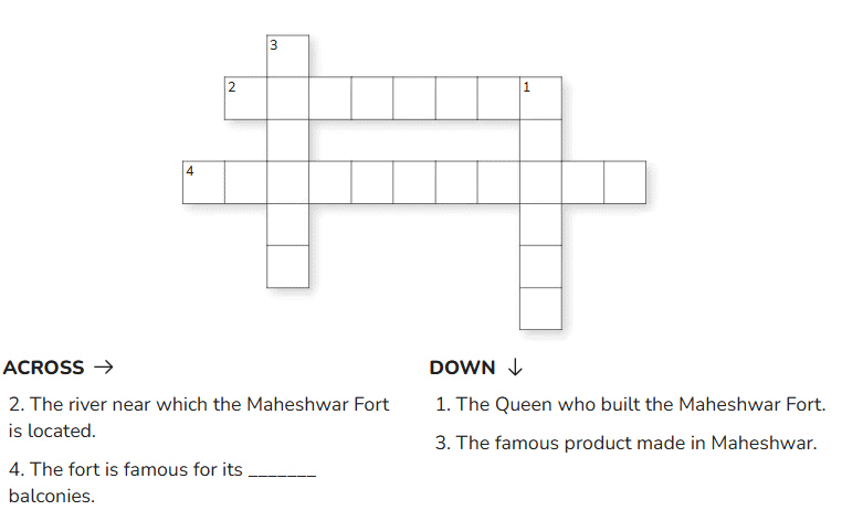 CBSE Worksheet Class 4 English Chapter 12 - Maheshwar Free Download