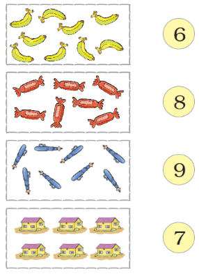 NCERT Solutions for Class 1 Maths Chapter 2 - Numbers from One to Nine