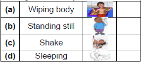After a Bath/The Bubble, the Straw, and the Shoe - 1 Class 1 Worksheet English Marigold Unit 2