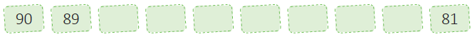 Numbers from 51 to 100 - 1 Class 1 Worksheet Maths