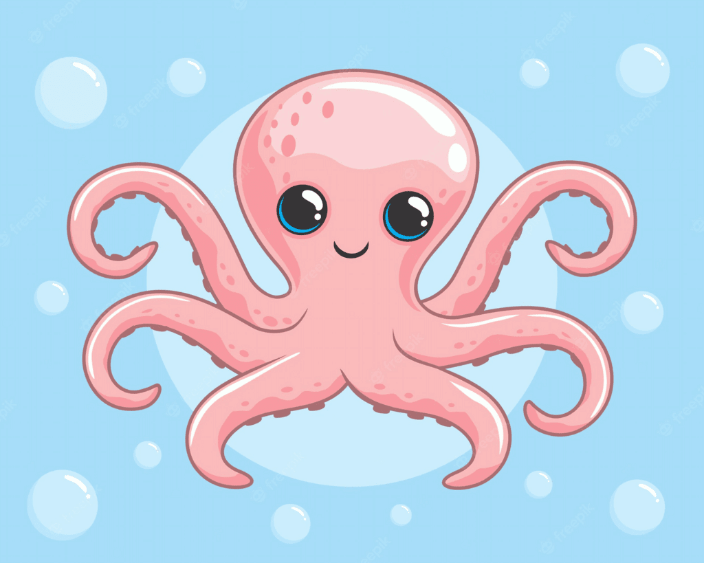Octopus with 8 arms