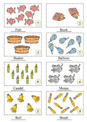 NCERT Solutions for Class 1 Maths Chapter 2 - Numbers from One to Nine