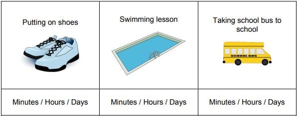 Time Class 1 Worksheet Maths Chapter 6