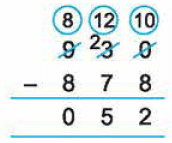 Class 3 Maths - Subtraction - Question Answers