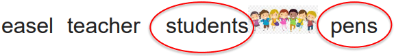 Worksheet Solutions: Noun - 2 | English Grammar for Junior Classes - Class 1