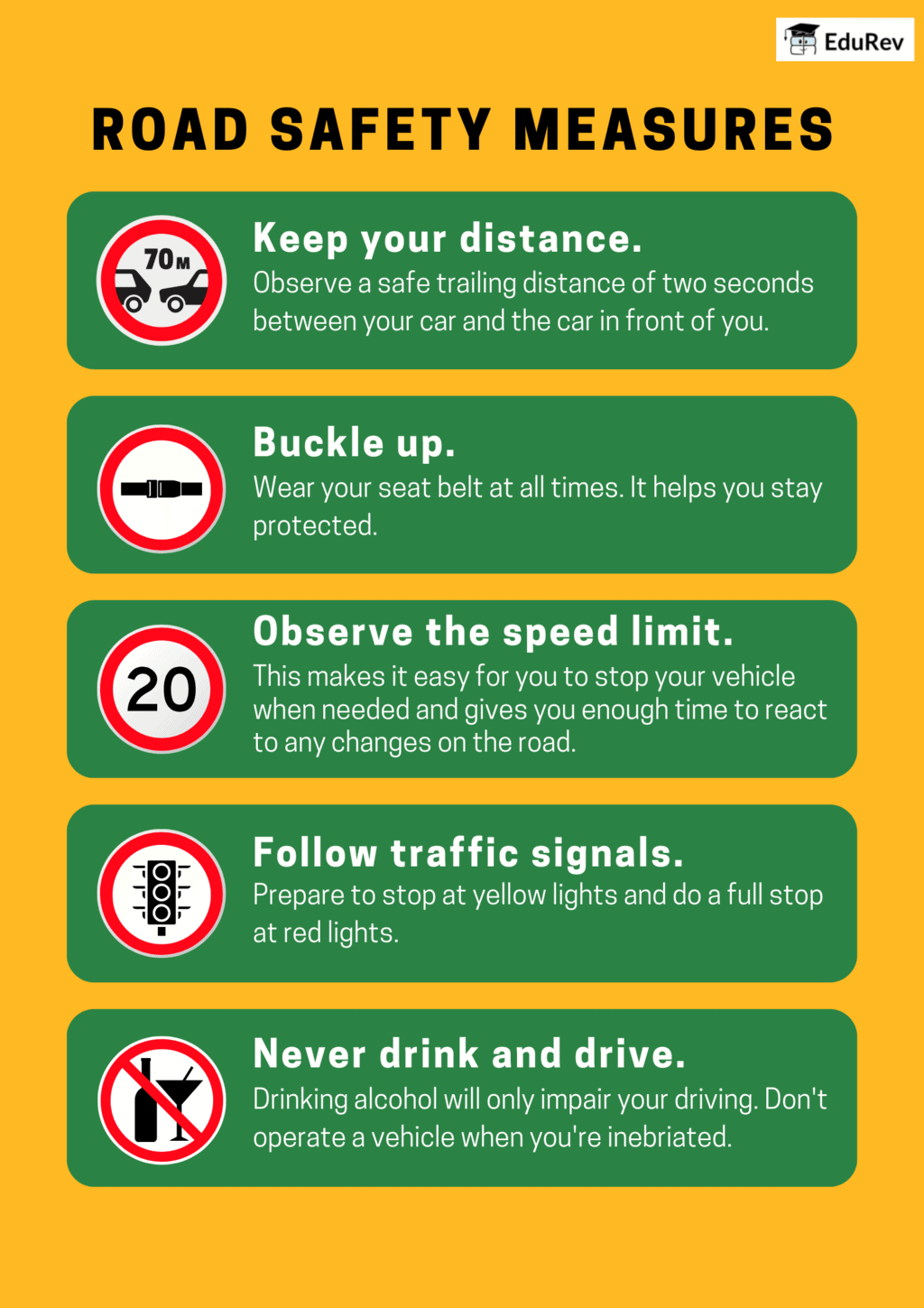 Infographics: Road Safety Rules | English for Class 4 (Santoor: New NCERT)