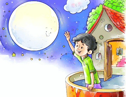 Summary: चंदा मामा | Hindi for Class 2 (सारंगी)