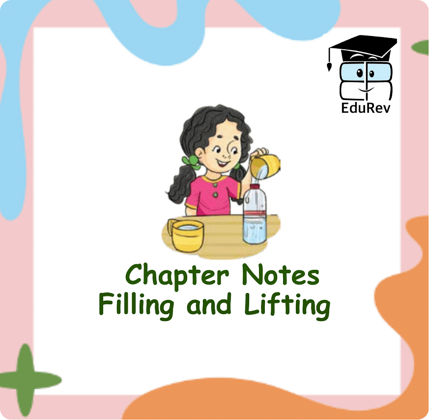 Filling and Lifting Chapter Notes | Mathematics for Class 3 (Maths Mela)