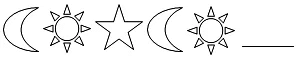 Patterns - 2 Class 1 Worksheet Maths Chapter 10