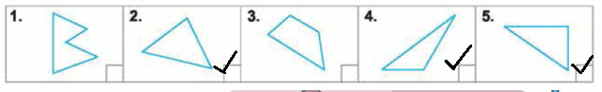 Class 4 Maths - Geometry - CBSE Worksheets Solutions