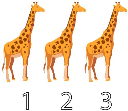Numbers from One to Nine - 1 Class 1 Worksheet Maths