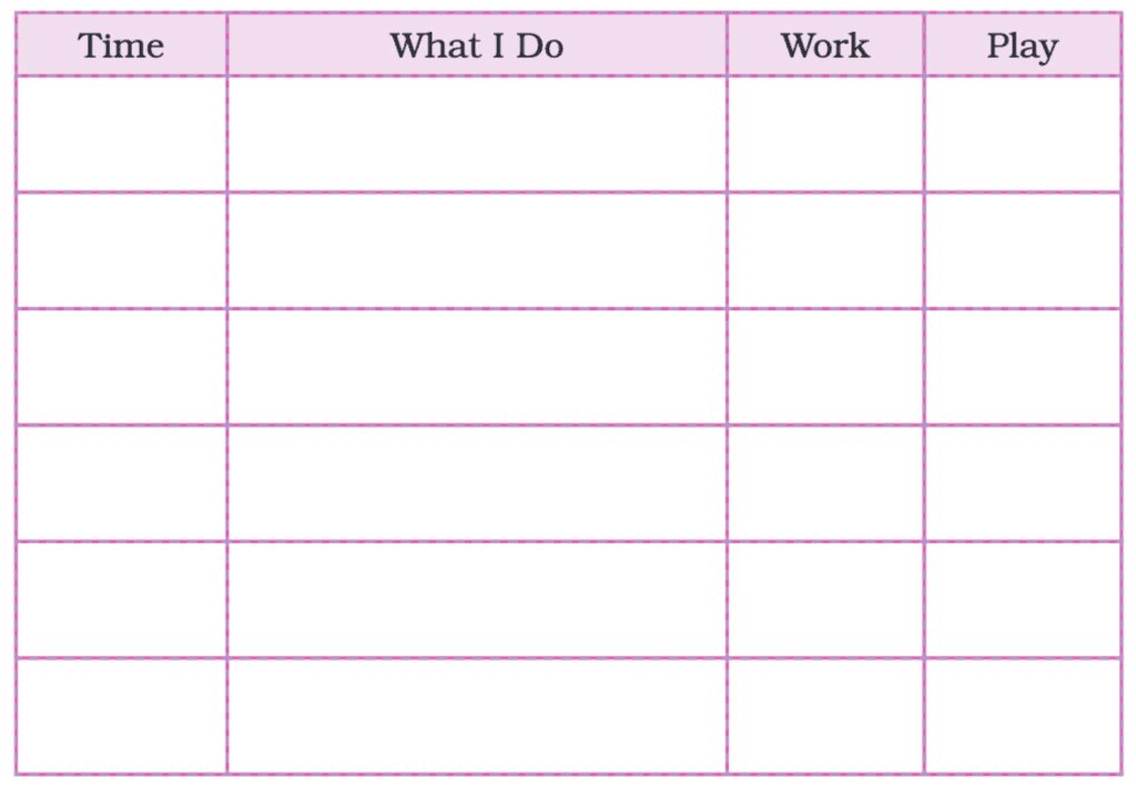 NCERT Solutions for Class 4 English Chapter 4 - One Thing at a Time